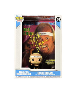 Hulk Hogan Autographed Sports Illustrated Cover Oversized Funko Pop