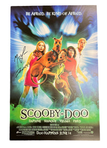 Matthew Lillard Scooby-Doo Autographed 11x17