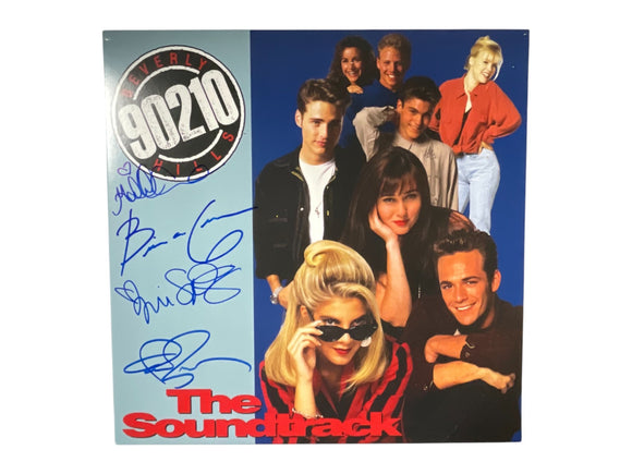 Tori Spelling, Ian Ziering, Brian Austin Green and Gabrielle Carteris Signed Beverly Hills, 90210 Album