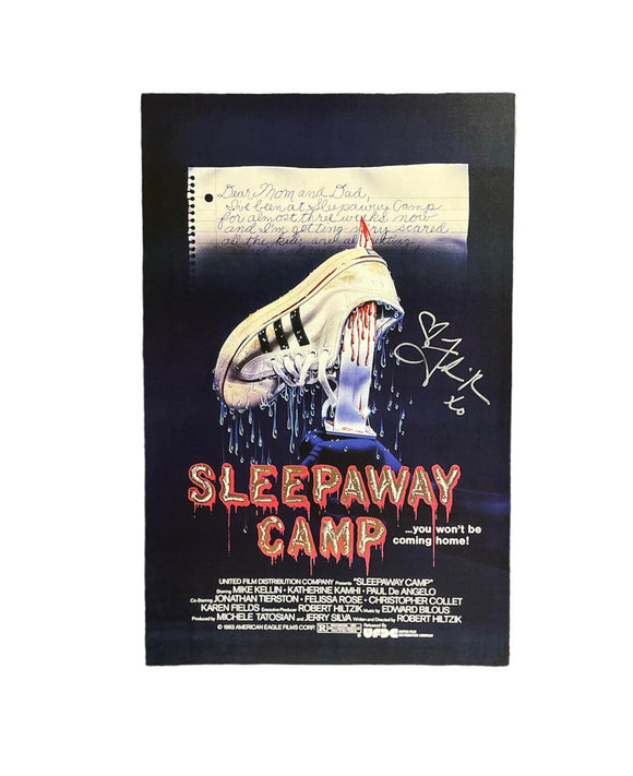 Sleepaway Camp Mini Poster Autographed by Felissa Rose