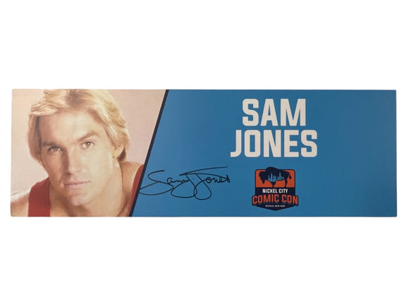 Sam Jones Flash Gordon Signed Nameplate