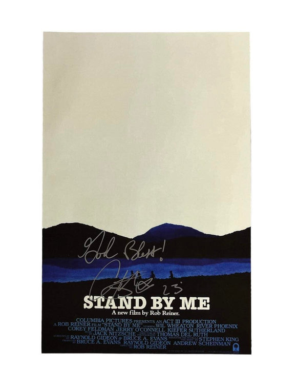 Corey Feldman Stand by Me Autographed Mini Poster