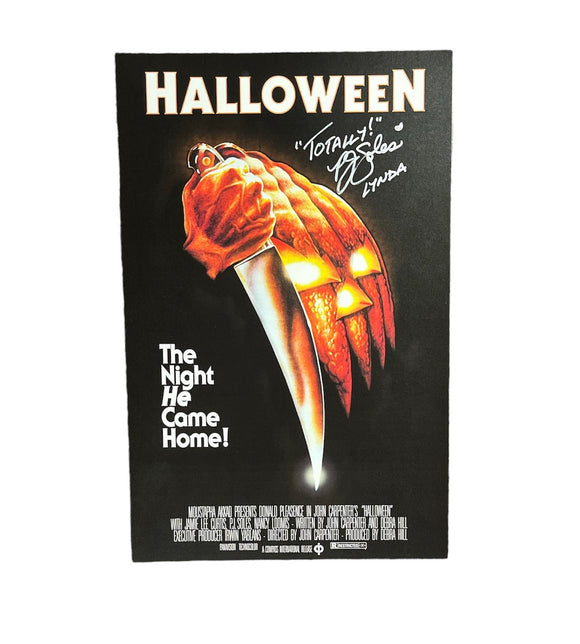 PJ Soles Halloween Autographed Mini Poster