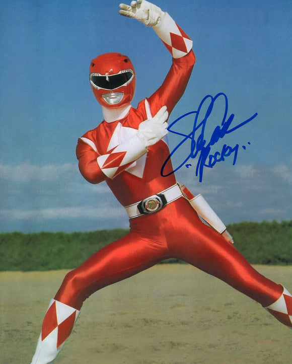 Steve Cardenas Autographed Mighty Morphin Power Rangers 8x10 Photo 2
