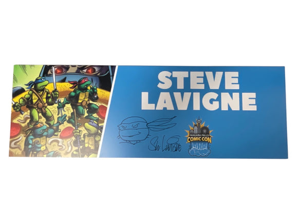 Steve Lavigne Artist and Illustrator Signed Nameplate