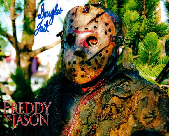 Douglas Tait Autographed Freddy VS Jason 8x10