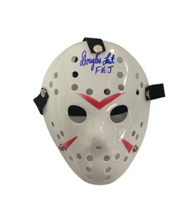 Douglas Tait Autographed white Jason Voorhees mask