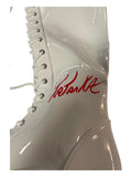 Tatanka WWE Legend Autographed Wrestling Boot