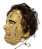 Cast Autographed The Texas Chainsaw Massacre (1974) Leatherface Mask