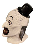 Terrifier Art the Clown Mask Autographed by David Howard Thornton/Damien Leone/Jenna Kannell/Catherine Corcoran