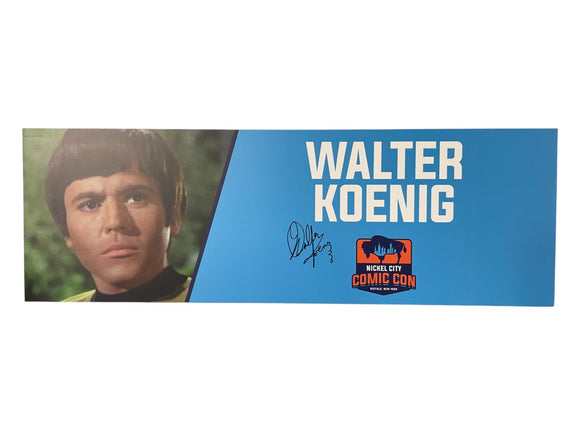 Walter Koenig Star Trek Signed Nameplate