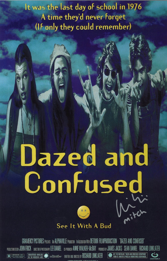 Wiley Wiggins Autographed Dazed and Confused 11 x 17 Poster