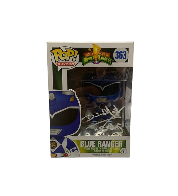 David Yost Blue Ranger Ranger Autographed Funko Pop #363