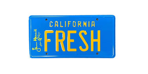 Joseph Marcell as Geoffrey Fresh Prince of Bel-Air Autographed License Plate