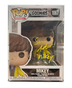 Sean Astin Goonies Mikey Autographed Funko Pop #1067