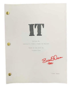 Brandon Crane Stephen King's IT Autographed Script