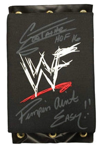 WWE Turnbuckle Pad Autographed by the Godfather