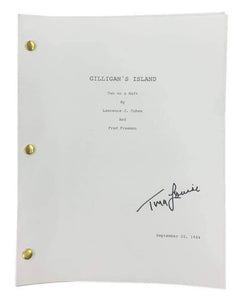 Tina Louise Gilligan's Island Two on a Raft Autographed Script