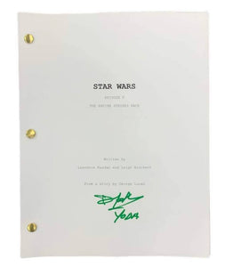 Deep Roy Star Wars the Empire Strikes Back Autographed Script
