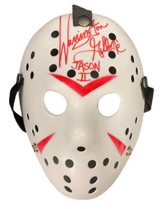 Warrington GIllette Autographed Jason Voorhees Mask