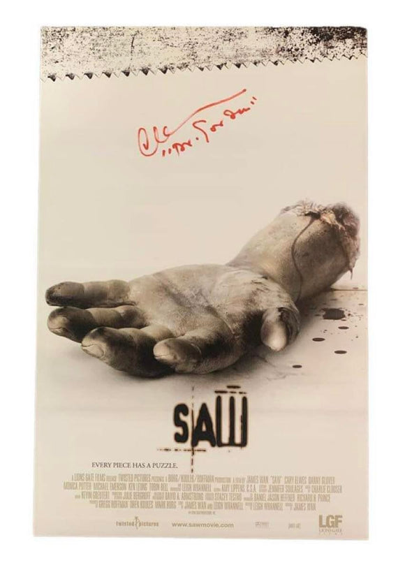 Cary Elwes Saw Autographed Poster