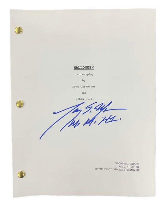 Tony Moran Halloween Autographed Script