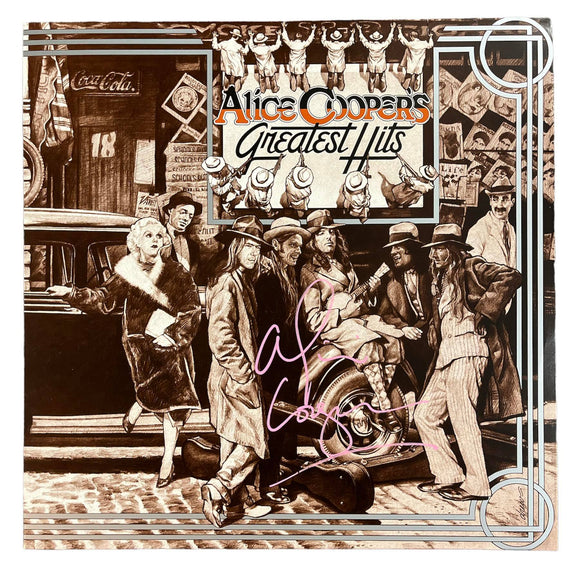 Alice Cooper Autographed Greatest Hits Vinyl Album