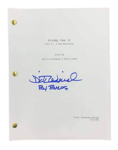 Dick Wieand Friday the 13th Part 5: A New Beginning Autographed Script