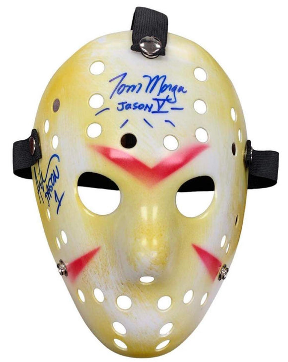 Ari Lehman/Tom Morga Autographed Jason Voorhees Mask