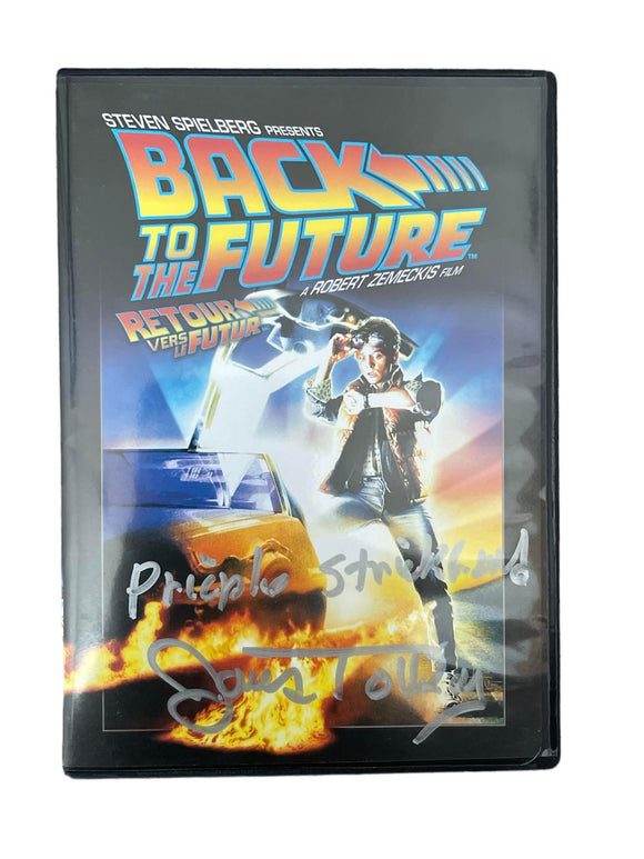 Back to the Future DVD Autographed by James Tolkan