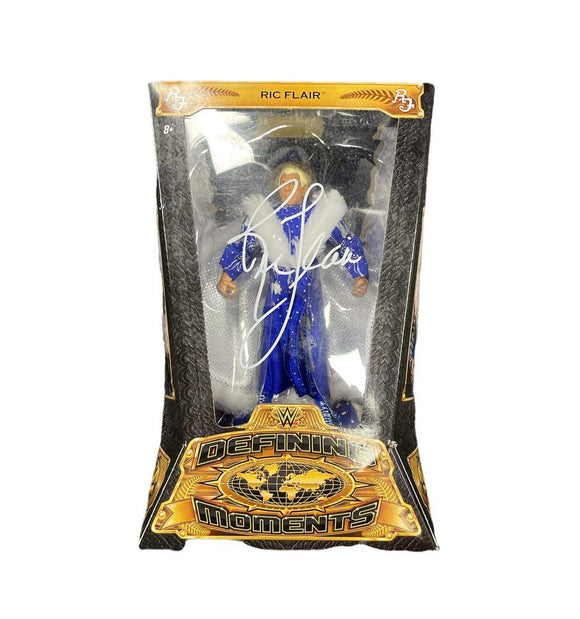 WWE Defining Moments Ric Flair Autographed Action Figure
