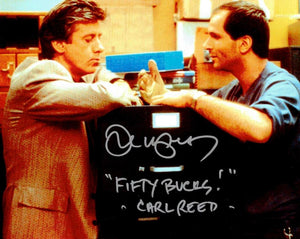 John Kapelos Carl the Janitor the Breakfast Club Autographed 8x10