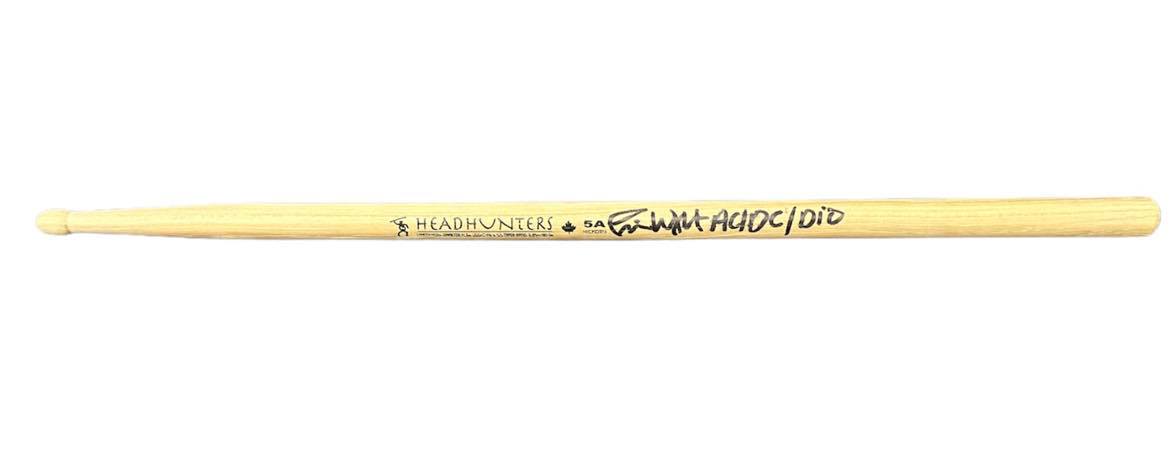 Simon Wright AC/DC & Dio Drummer Autographed Authentic Drumstick – Icon ...