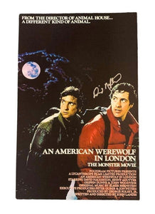 David Naughton An American Werewolf in London Autographed Poster