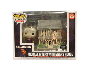 Nick Castle Michael Myers with Myers House Halloween Autographed Spirit Halloween Exclusive Funko Pop #25