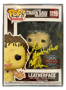 Brett Wagner Leatherface Autographed Funko Pop #1119