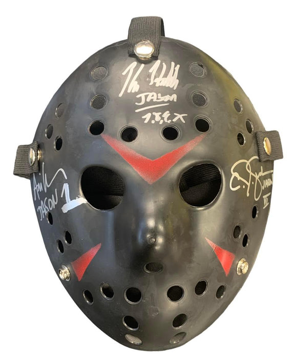 Ari Lehman/C.J. Graham/Kane Hodder Autographed Jason Voorhees Mask