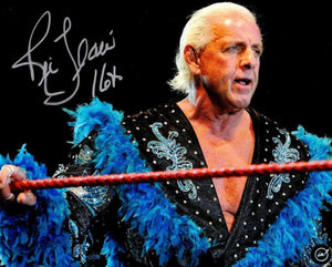 The Nature Boy Ric Flair WWE Autographed 8x10