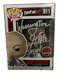 Warrington Gillette Friday the 13th Autographed Funko Pop Baghead Jason Voorhees