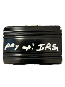 I.R.S. Autographed Mini Prop Briefcase WWF / WWE Irwin R. Schyster