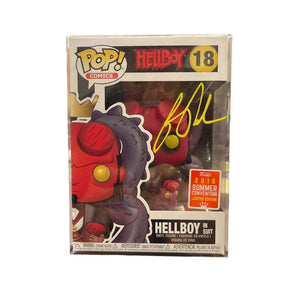 Ron Perlman Hellboy Autographed Funko Pop #18