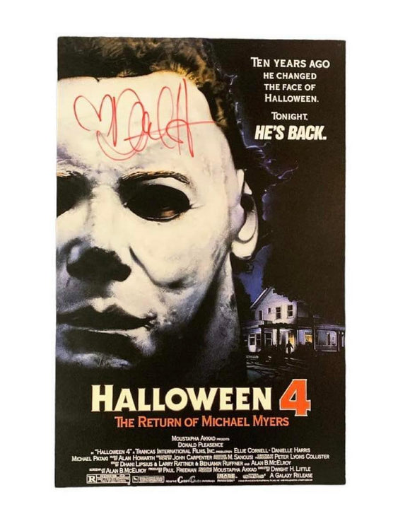Danielle Harris Halloween 4: the Return of Michael Myers Autographed Poster