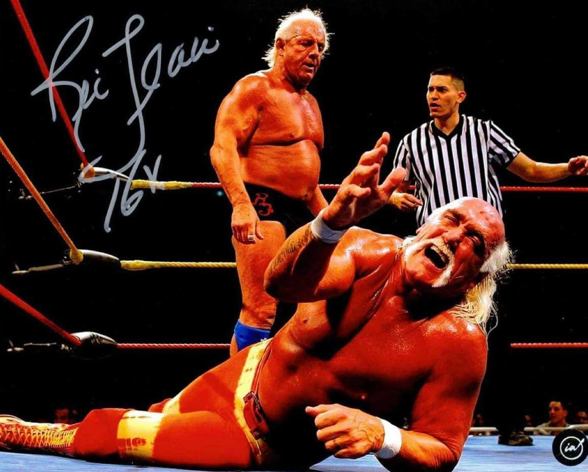 The Nature Boy Ric Flair WWE Autographed 8x10 – Icon Autographs