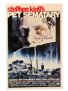 Marky Ramone Pet Sematary Autographed Poster