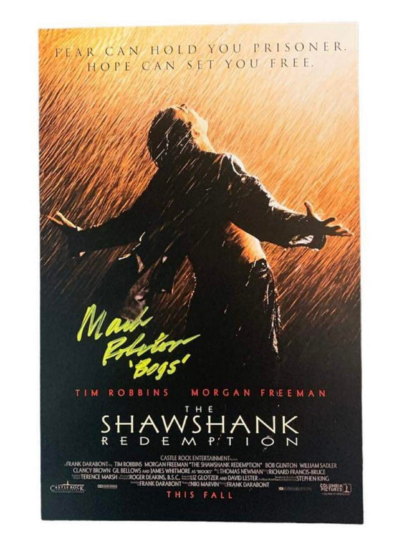 Mark Rolston the Shawshank Redemption Autographed Poster