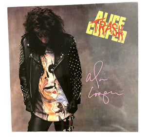 Alice Cooper Autographed Trash Vinyl Album