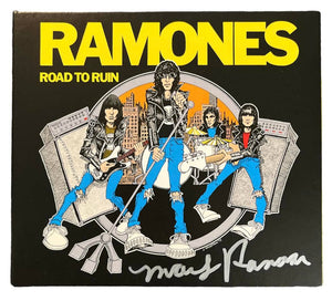 Marky Ramone the Ramones Road To Ruin Autographed CD