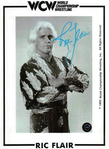 The Nature Boy Ric Flair WWE Autographed 8x10