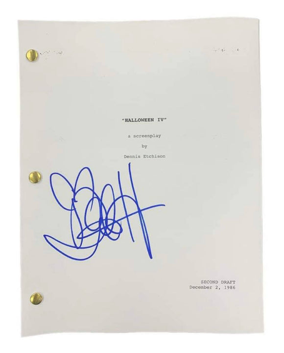 Danielle Harris Halloween 4: the Return of Michael Myers Autographed Script