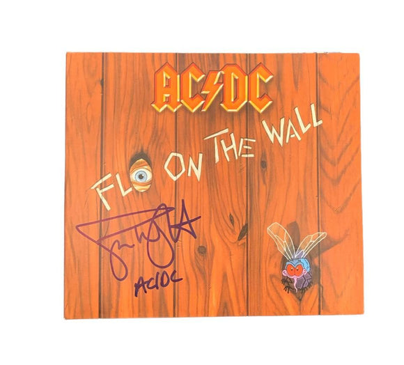 Simon Wright AC/DC & Dio Drummer Autographed Fly on the Wall CD